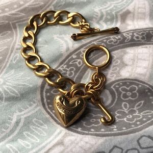 Juicy Couture gold charm Bracelet